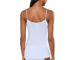 Бесшовный топ на бретелях Cotton Seamless от Hanro с V-образным вырезом
