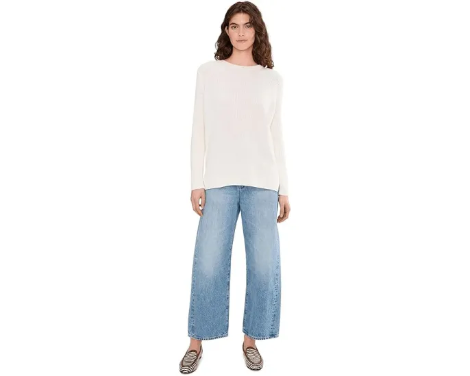 Свитер Emma Crewneck Shaker с круглой горловиной и длинными рукавами от 525 america
