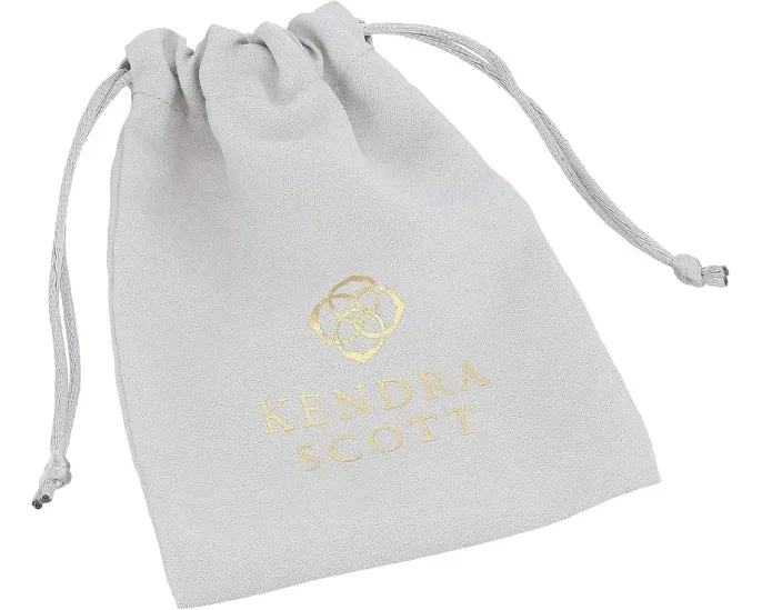 Серьги-кольца Colette от Kendra Scott в виде буквы C с полированной поверхностью