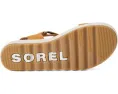 Сандалии SOREL Cameron Flatform Sandal на платформе с кожаным верхом и застежкой на липучке