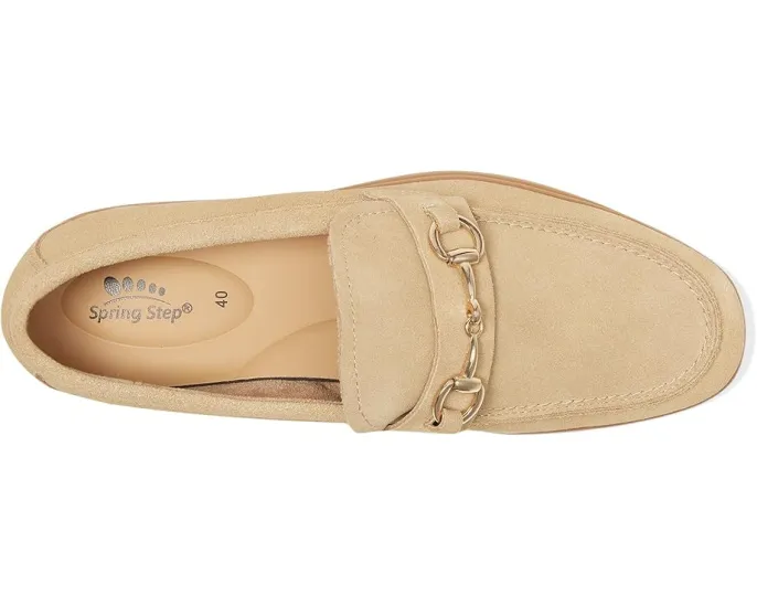 Лоферы Spring Step Maryln из замши с металлической пряжкой