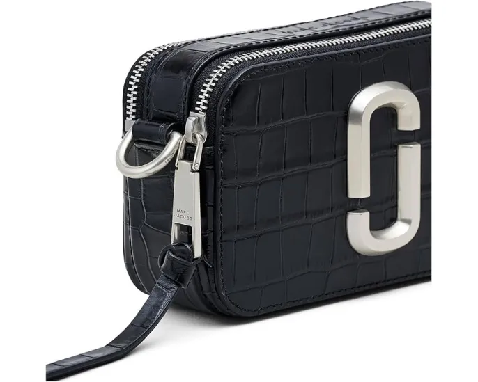 Сумка-кроссбоди Marc Jacobs The Croc-Embossed Chain Snapshot с цепным ремнем