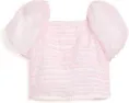 Топ Emerson Organza Puff Sleeve Top для детей от abercrombie kids