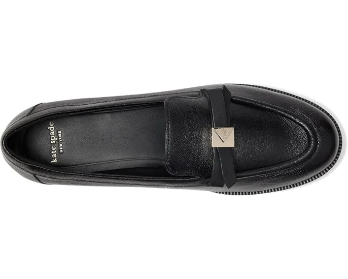 Лоферы Kate Spade New York Deco Bow из зернистой кожи