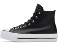 Converse Chuck Taylor All Star высокие кожаные кроссовки на платформе