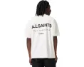 Футболка AllSaints Underground с коротким рукавом в цвете Ashen White