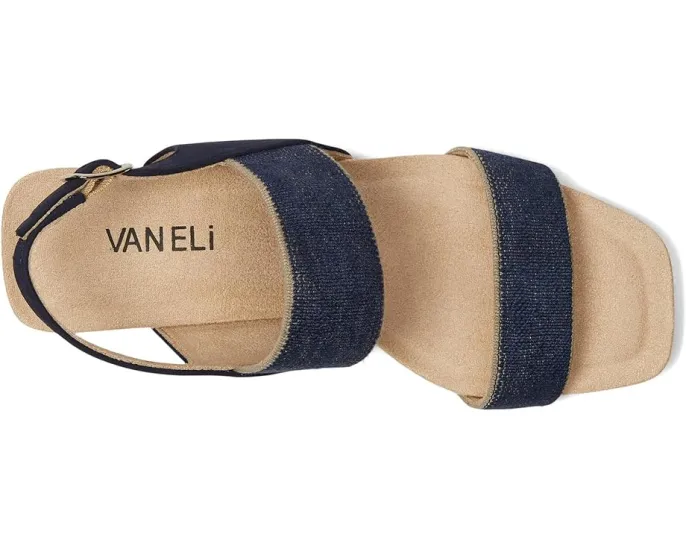 Босоножки Vaneli Catlee на платформе с открытым носком и перекрестными ремешками