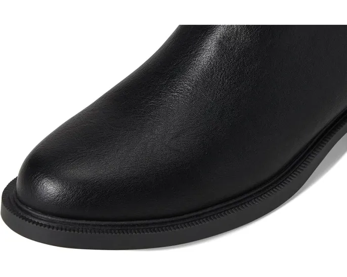 Ботинки Britney до колена с низким каблуком и стеганой спинкой