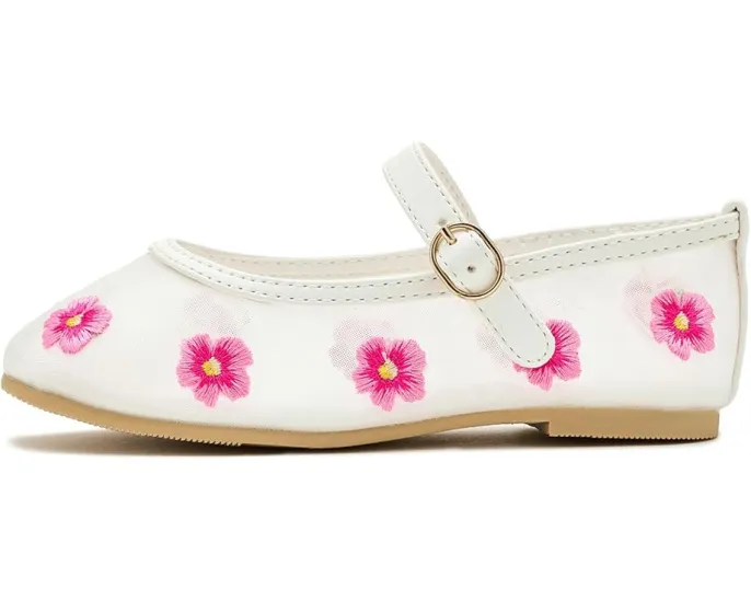 Сандалии с сеткой и цветочным принтом от Janie and Jack