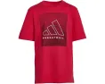 Футболка adidas Kids Bball Court с фирменным принтом для баскетбольного стиля
