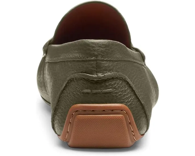 Кожаные лоферы-водители COACH Luca с круглым носком