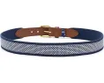 Ремень Vineyard Vines Kids Micro Whale Classic Canvas Club с узором кита