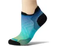 Носки Smartwool Run Zero Cushion Ombre Print Low Ankle с градиентным принтом и поддержкой ахилла