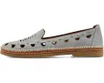 Лоферы Anoura из натуральной кожи с металлическим блеском и перфорацией Spring Step