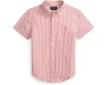 Polo Ralph Lauren Kids Полосатая рубашка из хлопкового пике для малышей и детей