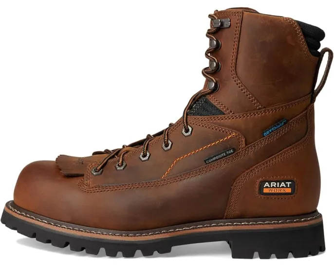 Водонепроницаемые рабочие ботинки Ariat Longview Shock Shield 8 дюймов (20.32 см) с композитным подноском