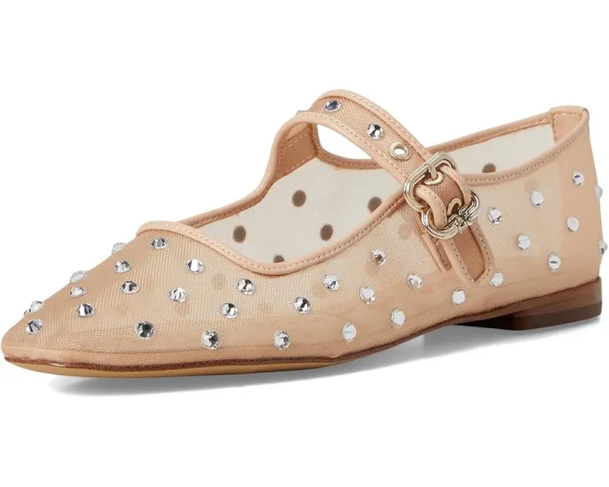 Балетки Sam Edelman Michaela Shine с стразами и квадратным носком