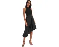 Платье миди Crepe Combo Taffeta с асимметричным подолом от Adrianna Papell