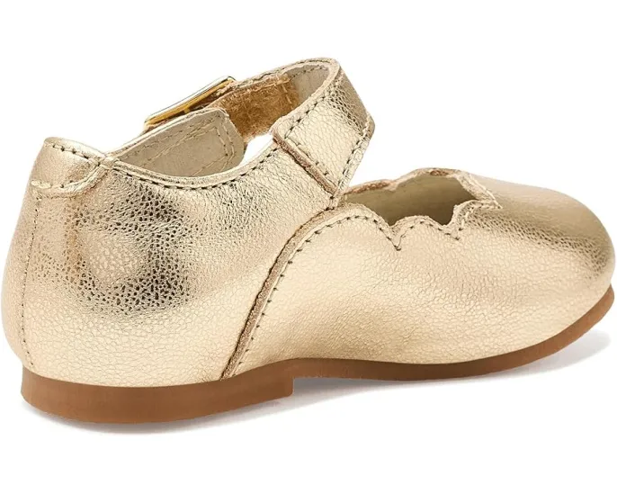 Балетки L'Amour Shoes Kids Sonia с фигурным краем и липучкой