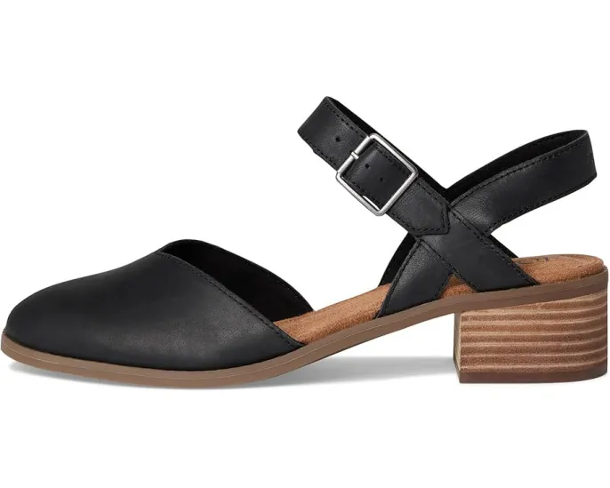 TOMS Туфли Jaclyn на устойчивом каблуке с ремешком и пряжкой