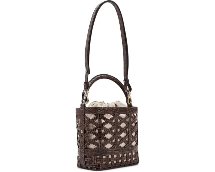 Мини сумка кроссбоди Mini Amelia от Brahmin с открытым верхом