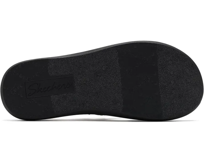 Сандалии SKECHERS Asana Luxe Ocean Breeze 2 с ажурным верхом и просторной посадкой Relaxed Fit