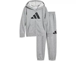 Детский спортивный костюм Essential Big Logo Heather Fleece от Adidas