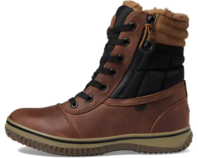 Ботинки Pajar CANADA Trooper 3.0 из кожи и текстиля с боковой молнией и текстильной стелькой