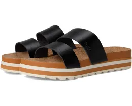 Sanuk Alt-itude сланцы на платформе из пробки с анатомической промежуточной подошвой