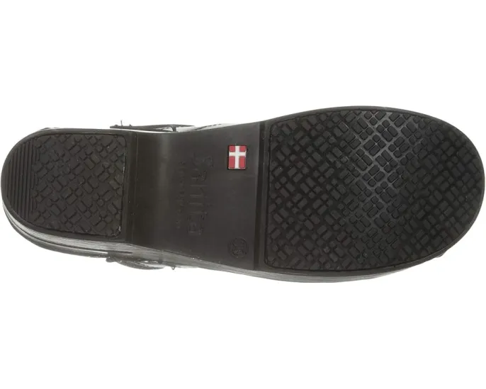 Сабо Sanita Addison из премиальной кожи с противоскользящей подошвой