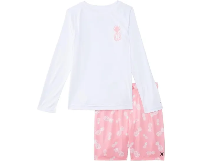 Детский купальный комплект Hurley Kids Pineapple Swim Set с защитой UPF 50+