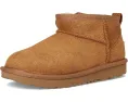 Детские тапочки UGG Kids Classic Ultra Mini Dazzle с замшевым верхом и подкладкой из переработанной шерсти