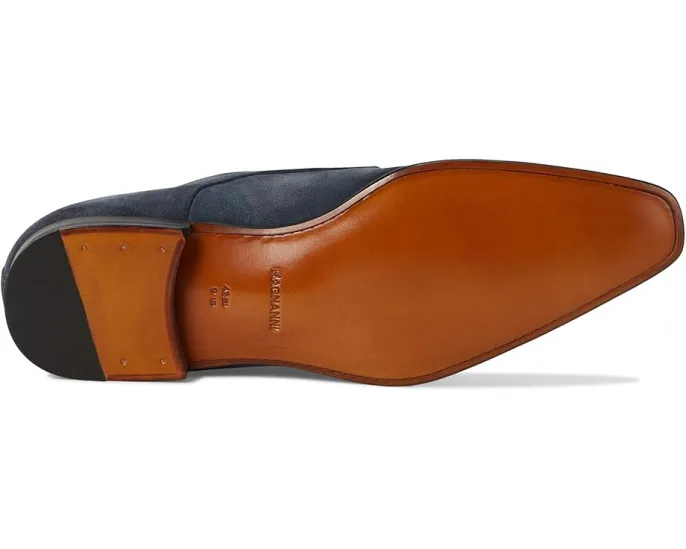Magnanni 23037-00 туфли с двойной монашеской пряжкой и заостренным носком