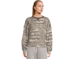 Свободный свитшот adidas by Stella McCartney с принтом крокодила