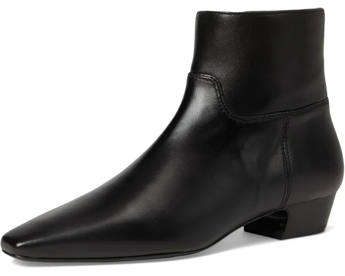 Ботинки Stassi Zip Bootie Stuart Weitzman с застежкой-молнией на устойчивом каблуке