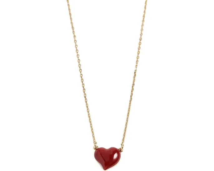 Кулон Amour от Kate Spade New York в форме сердца на цепочке