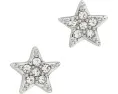 Серьги-гвоздики Kate Spade Earrings Pave Mini Star Studs с кубическим цирконием