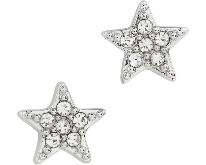 Серьги-гвоздики Kate Spade Earrings Pave Mini Star Studs с кубическим цирконием