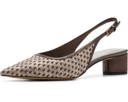 Лодочки A-Amelie 2 Slingback с текстильным верхом и острым носком