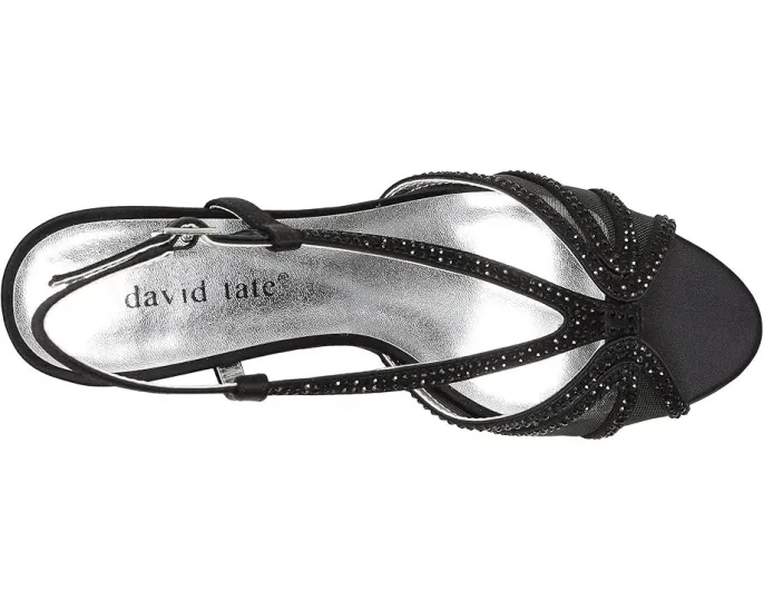 Босоножки Refined с ремешком на щиколотке и стразами David Tate