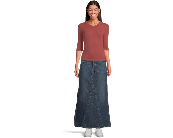 Юбка длинная Iconic Slit от Levi's с разрезом