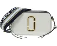 Сумка Marc Jacobs The Color-Block Snapshot из кожи сафьяно с регулируемым ремнем
