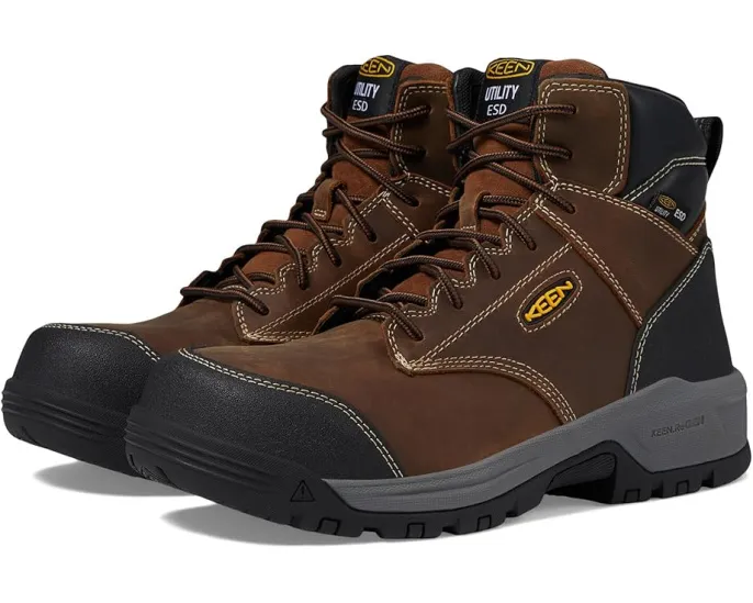 Рабочие ботинки KEEN Utility Evanston 6 дюймов (15.24 см) с композитным носком и защитой ESD