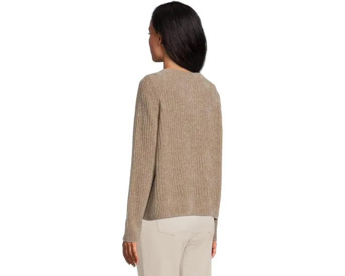 Свитер Petite Chenille Blend от Eileen Fisher с квадратными проймами