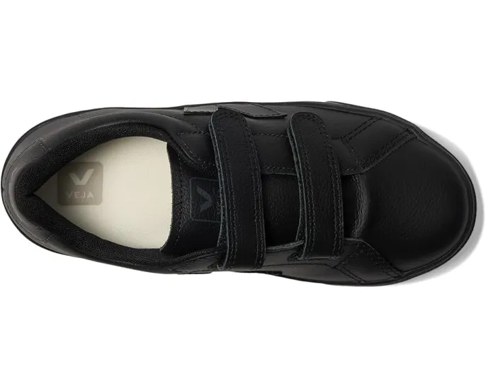 Детские кроссовки VEJA Small Esplar с кожаным верхом и застежкой на липучке
