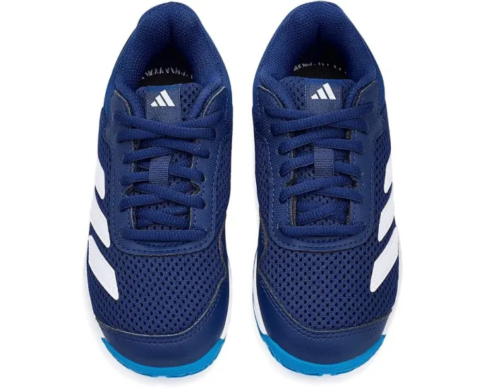 Adidas Courtflash Tennis детские кроссовки розовые с белым