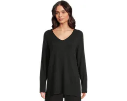 Свитер EILEEN FISHER из перуанского хлопка с V-образным вырезом