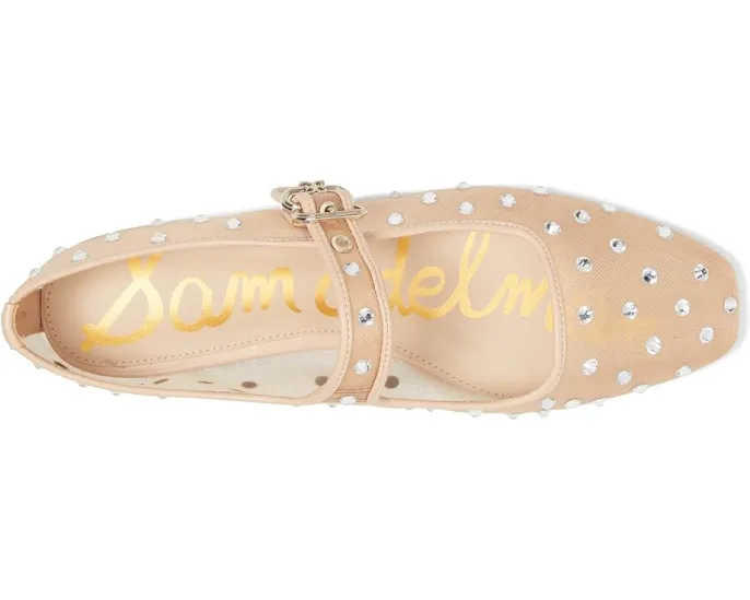 Балетки Sam Edelman Michaela Shine с стразами и квадратным носком