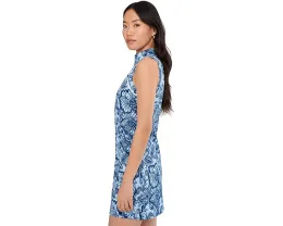 Lilly Pulitzer платье Kathy для гольфа с защитой UPF 50+ и молнией спереди