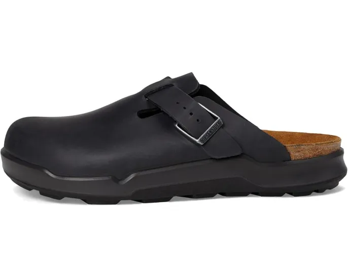 Клоги Boston Rugged от Birkenstock из нубука с пробковой стелькой